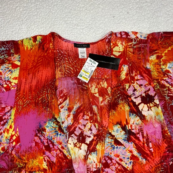NWT Multi-colored XL Jennie & Marlis Women’s Kimono Top - Picture 3 of 10